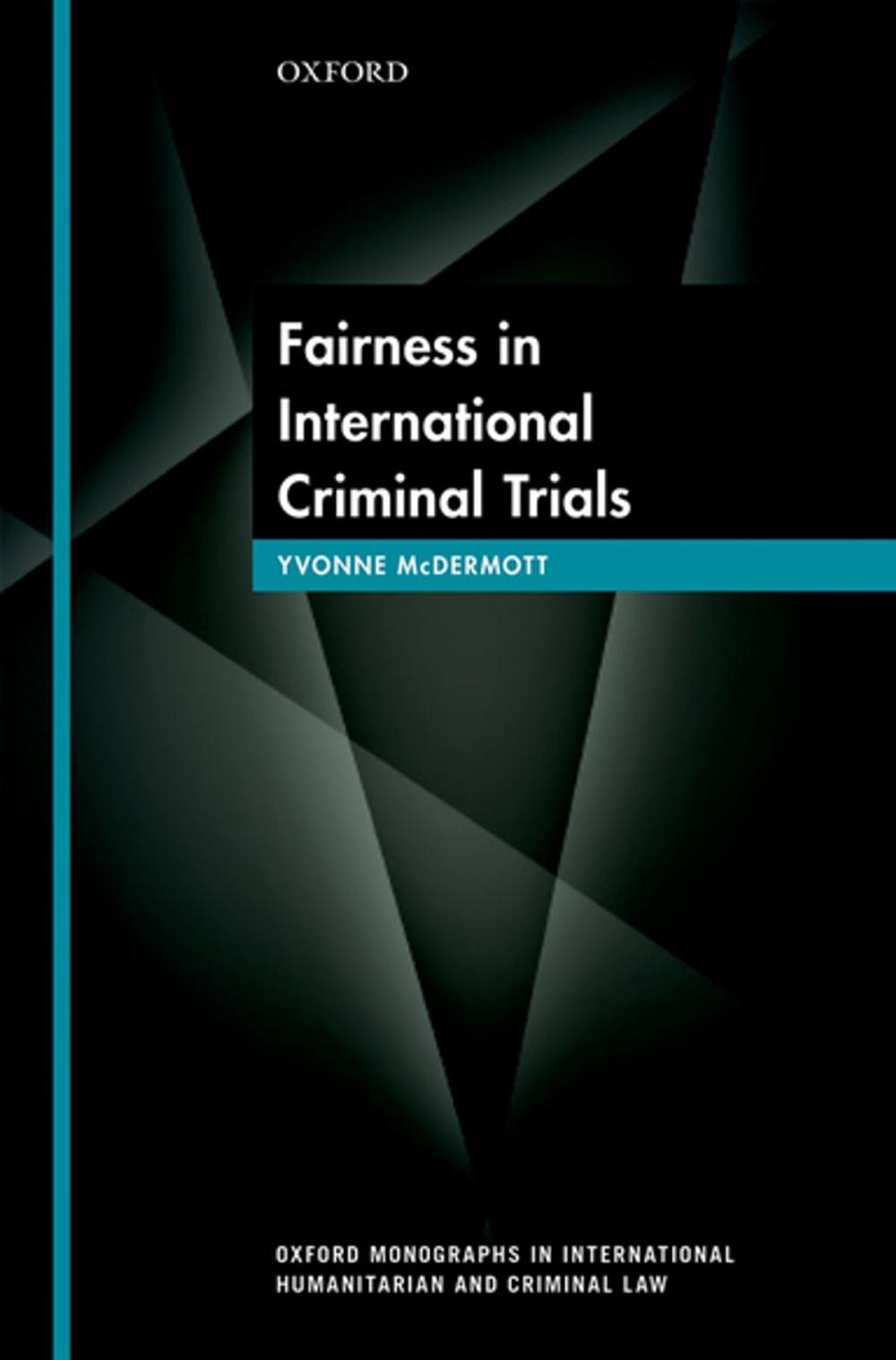 Big bigCover of Fairness in International Criminal Trials