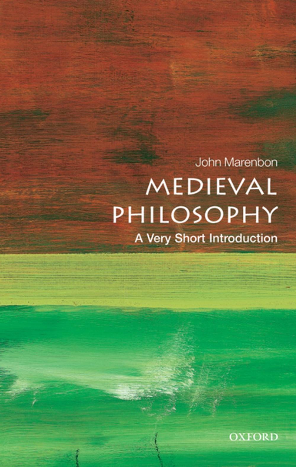 Big bigCover of Medieval Philosophy: A Very Short Introduction