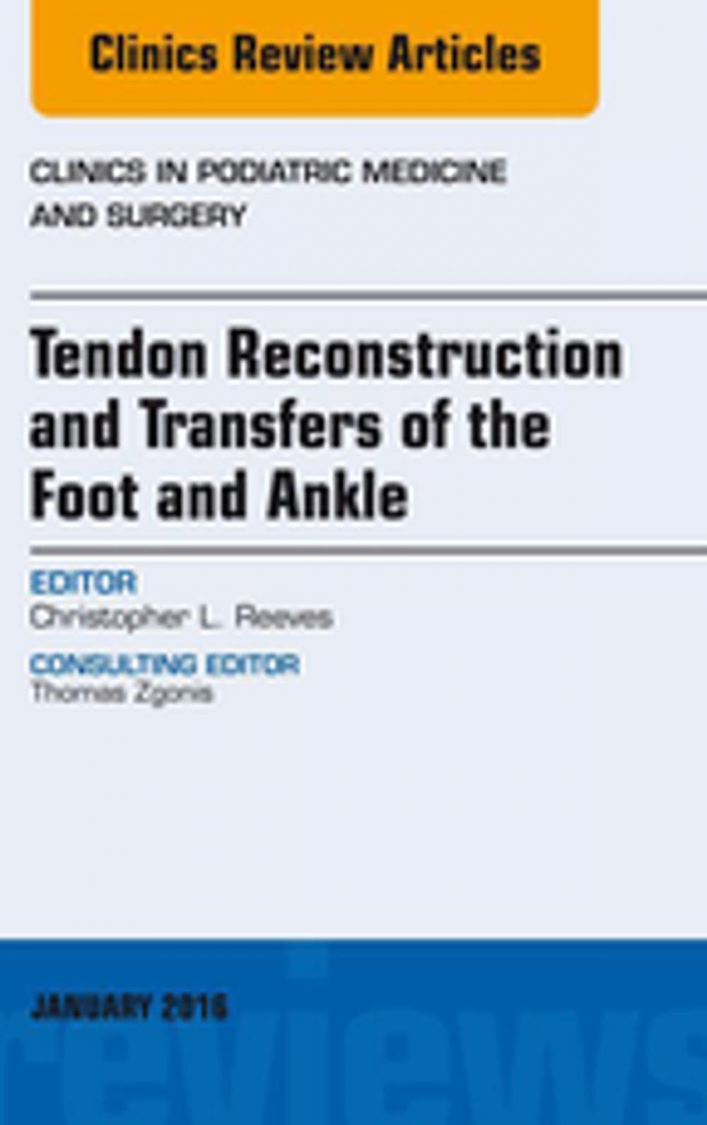 Big bigCover of Tendon Repairs and Transfers for the Foot and Ankle, An Issue of Clinics in Podiatric Medicine & Surgery, E-Book