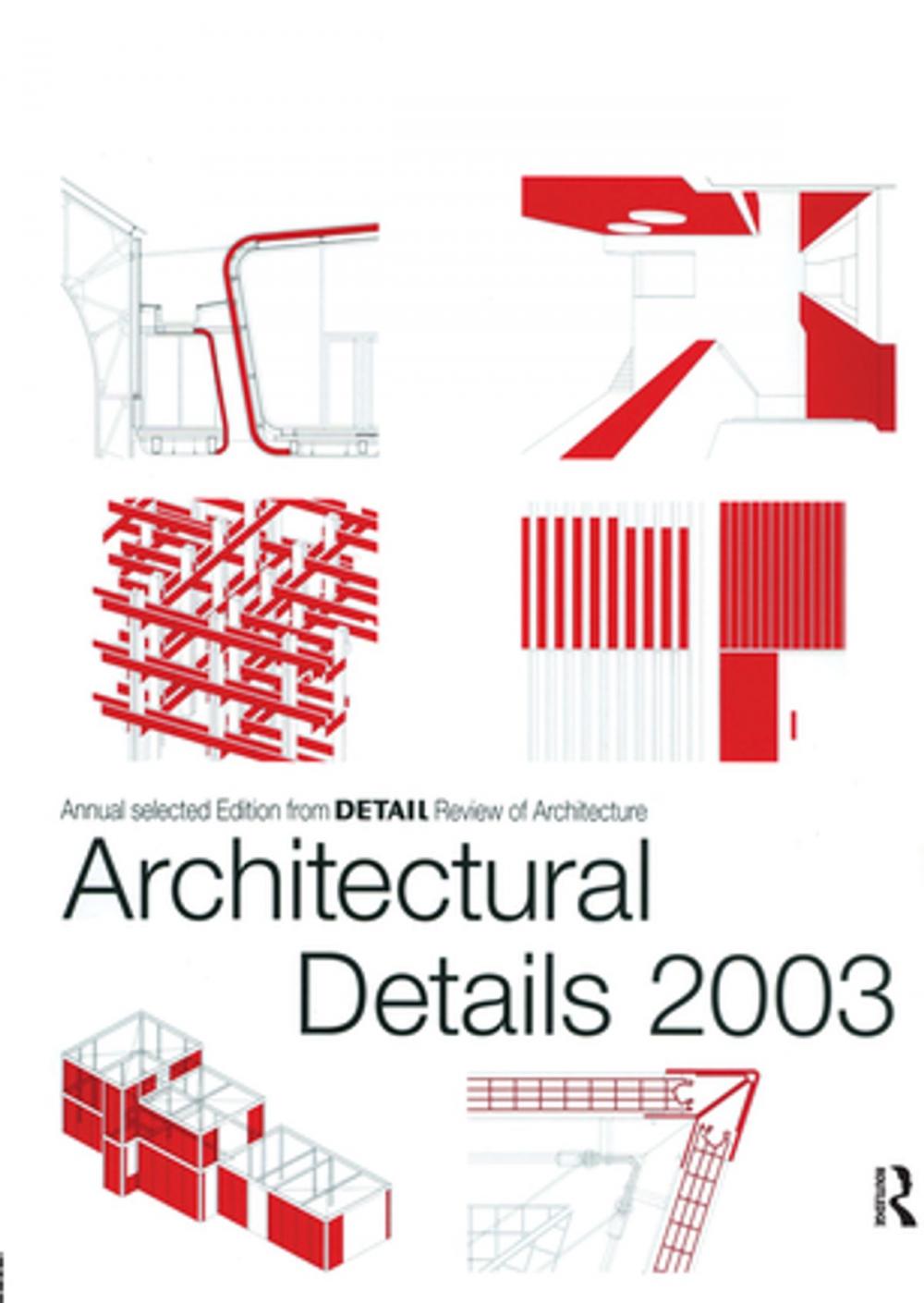 Big bigCover of Architectural Details 2003