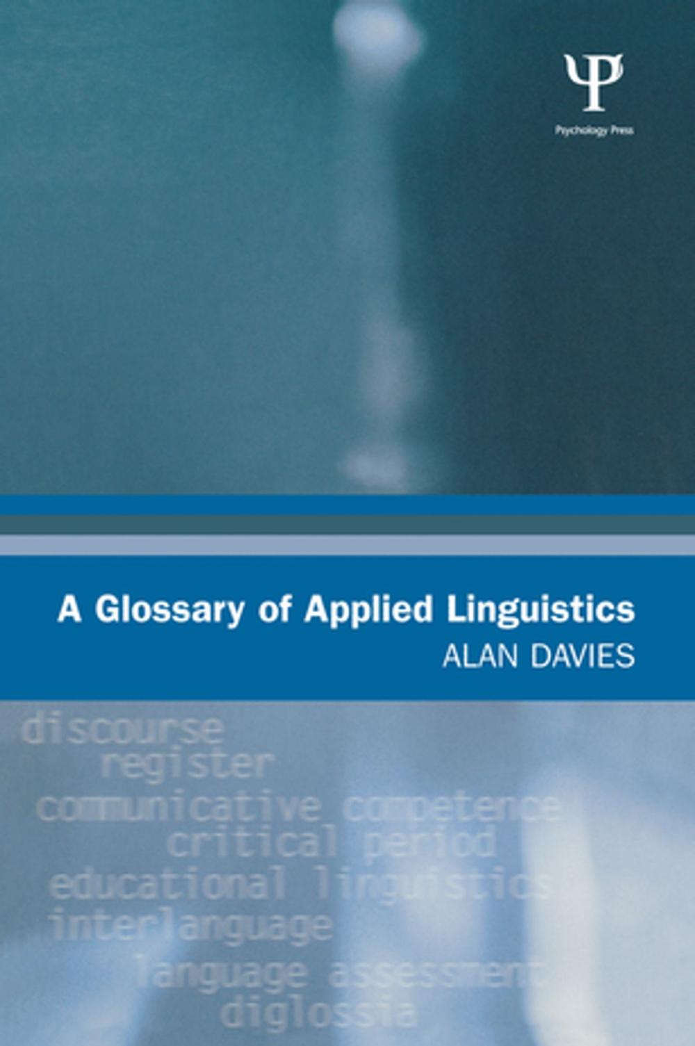 Big bigCover of A Glossary of Applied Linguistics