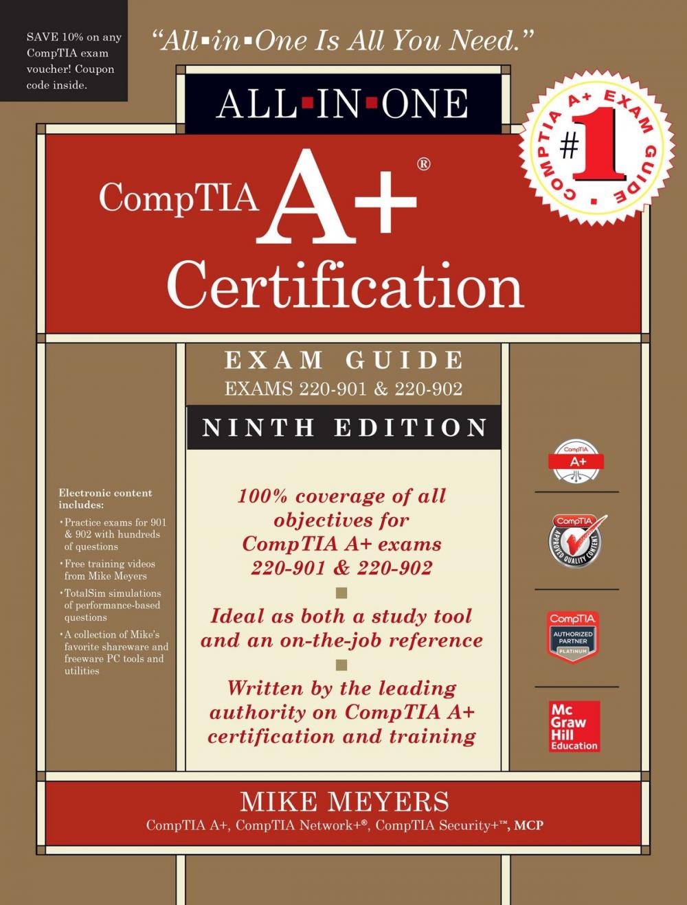 Big bigCover of CompTIA A+ Certification All-in-One Exam Guide, Ninth Edition (Exams 220-901 & 220-902)