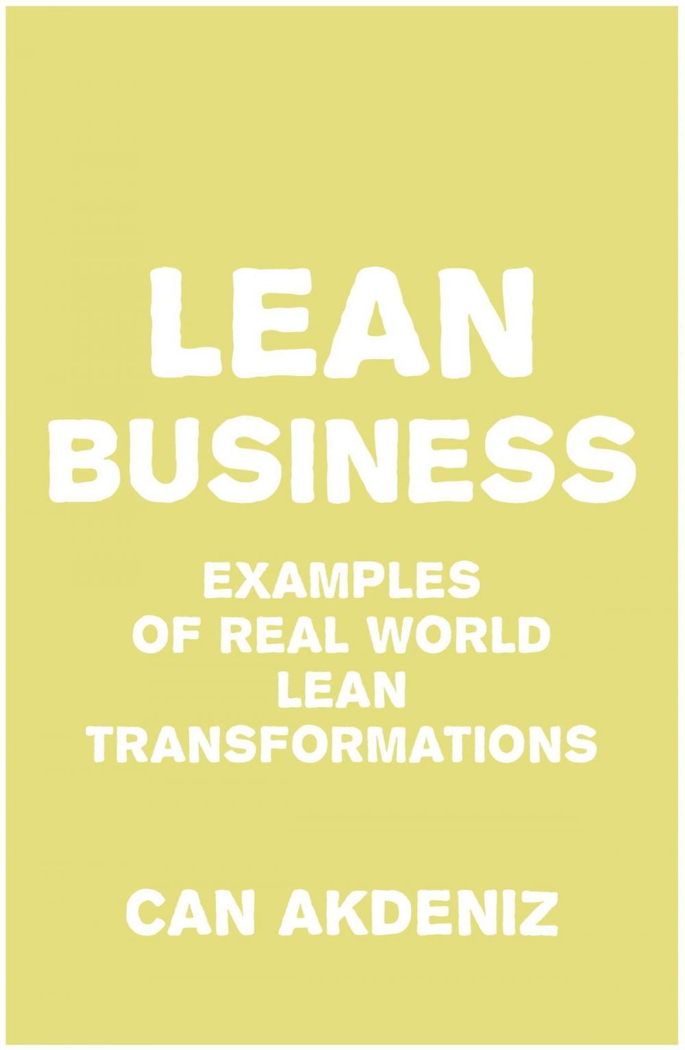 Big bigCover of Lean Business: Examples of Real World Lean Transformations