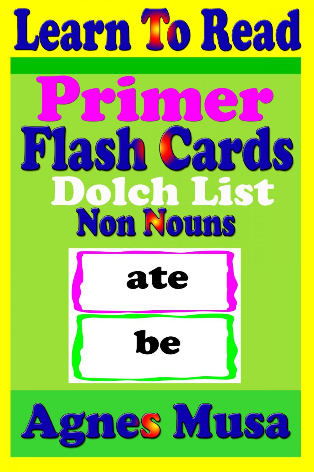 Big bigCover of Primer Flash Cards: Dolchlist Non Nouns