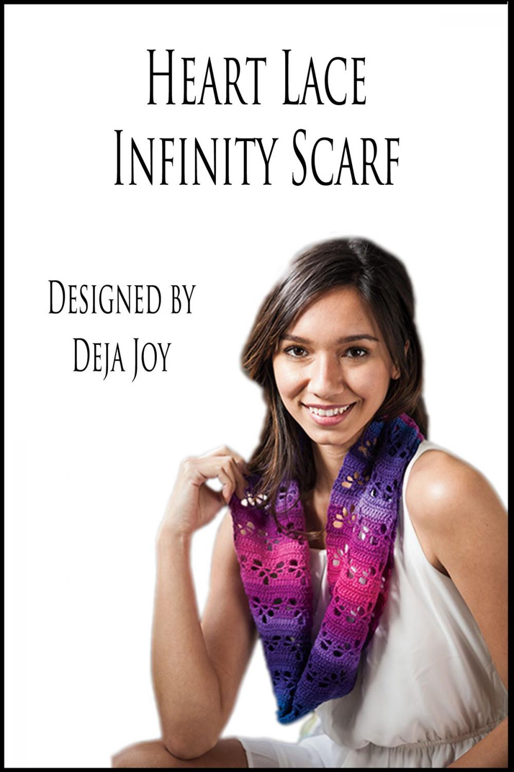 Big bigCover of Heart Lace Infinity Scarf