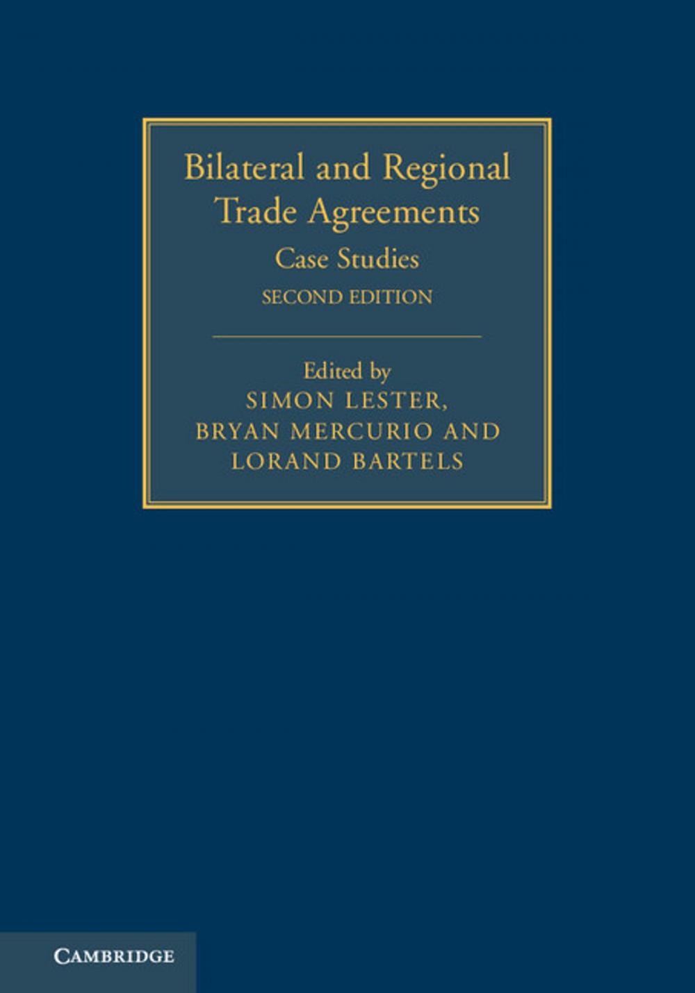 Big bigCover of Bilateral and Regional Trade Agreements: Volume 2