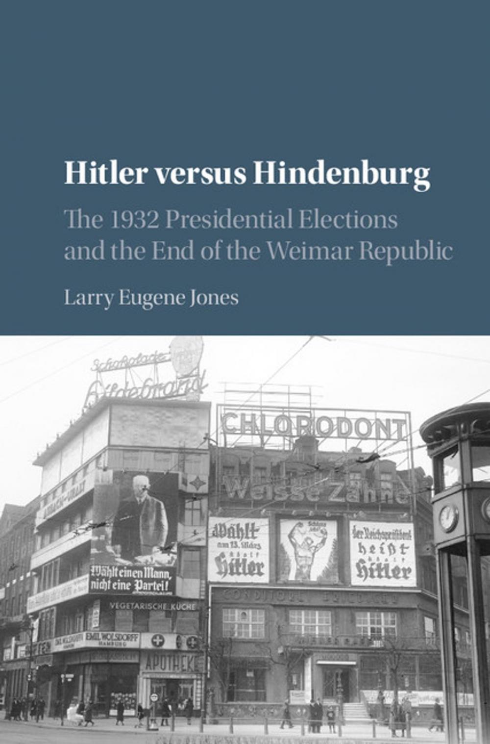 Big bigCover of Hitler versus Hindenburg