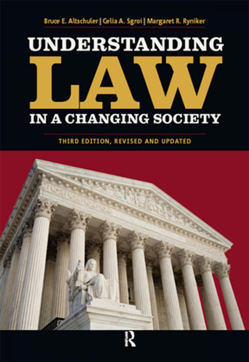 Big bigCover of Understanding Law in a Changing Society