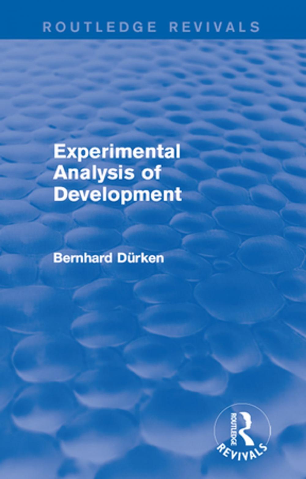 Big bigCover of Experimental Analysis of Development