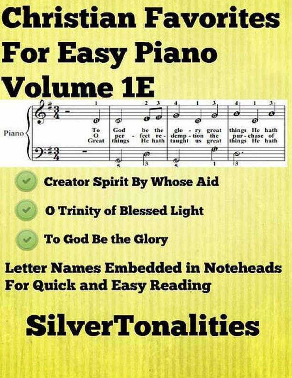 Big bigCover of Christian Favorites for Easy Piano Volume 1 E