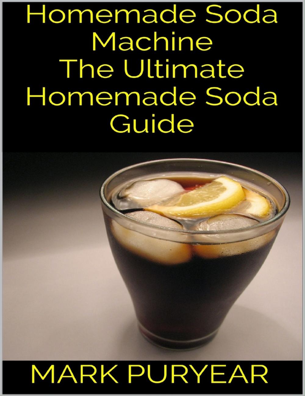 Big bigCover of Homemade Soda Machine: The Ultimate Homemade Soda Guide