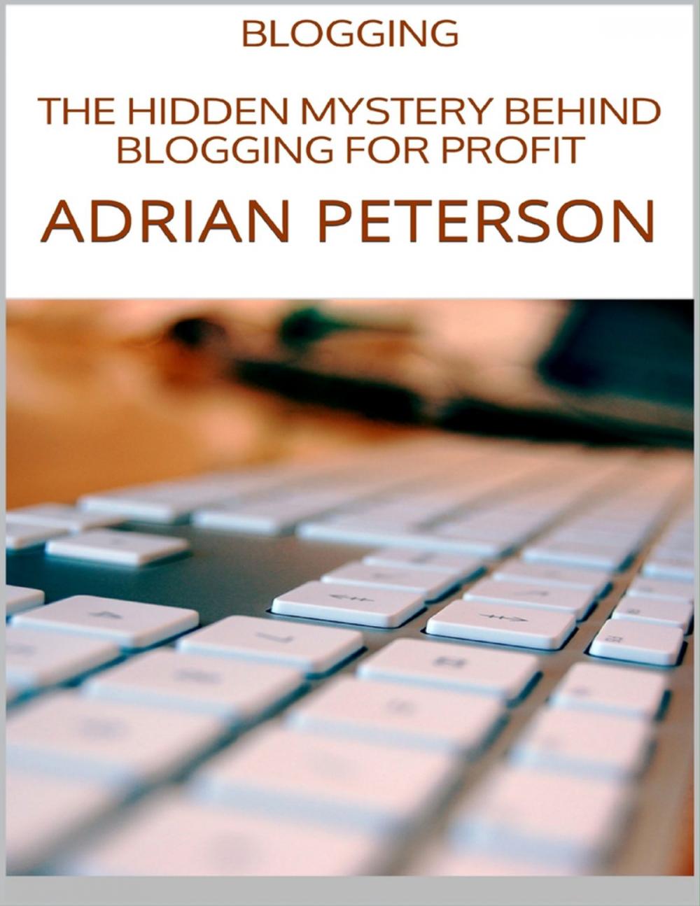 Big bigCover of Blogging: The Hidden Mystery Behind Blogging for Profit