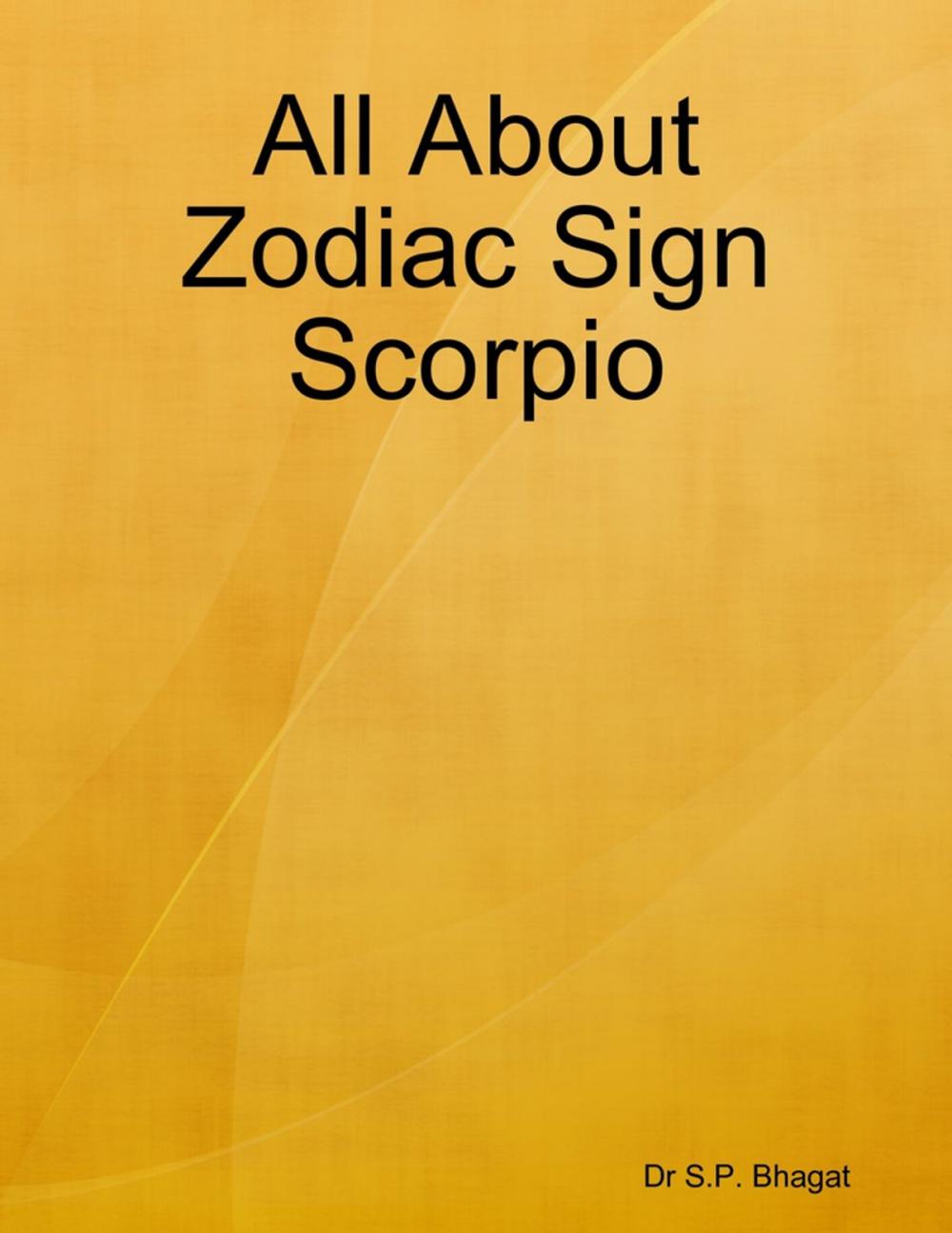 Big bigCover of All About Zodiac Sign Scorpio