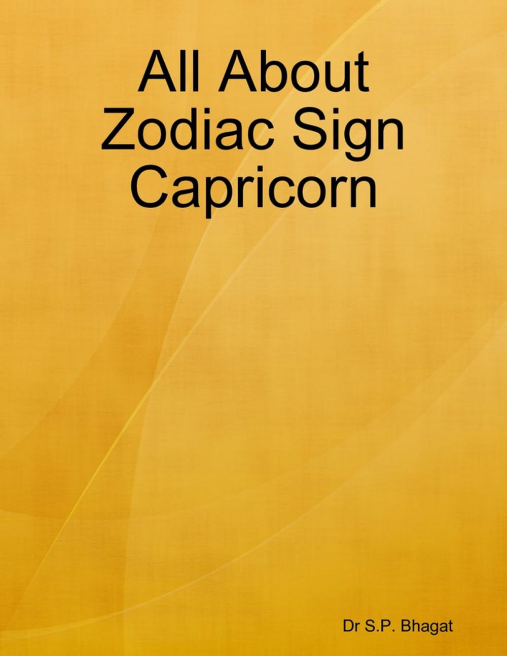 Big bigCover of All About Zodiac Sign Capricorn