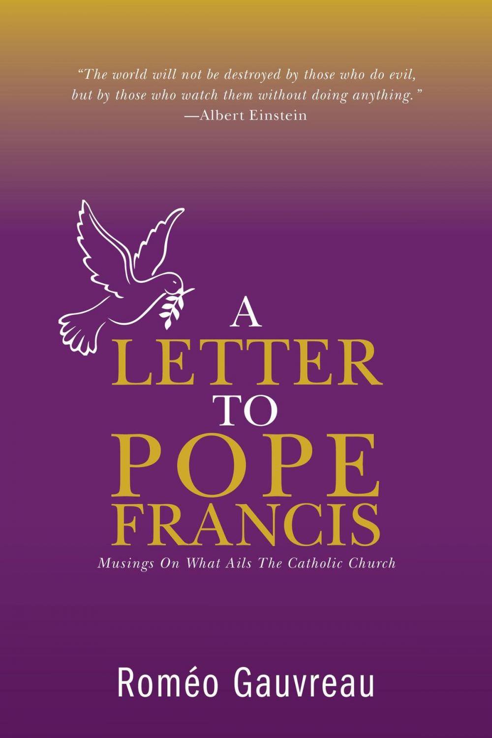 Big bigCover of A Letter to Pope Francis