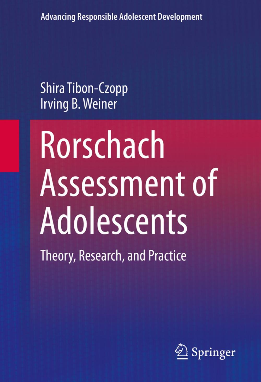 Big bigCover of Rorschach Assessment of Adolescents