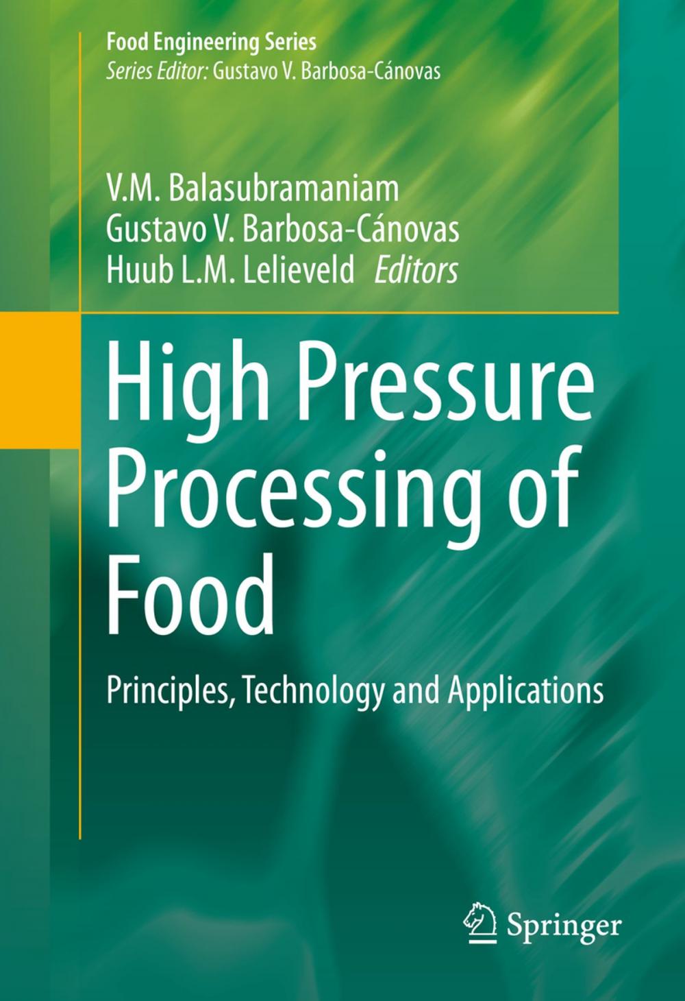 Big bigCover of High Pressure Processing of Food