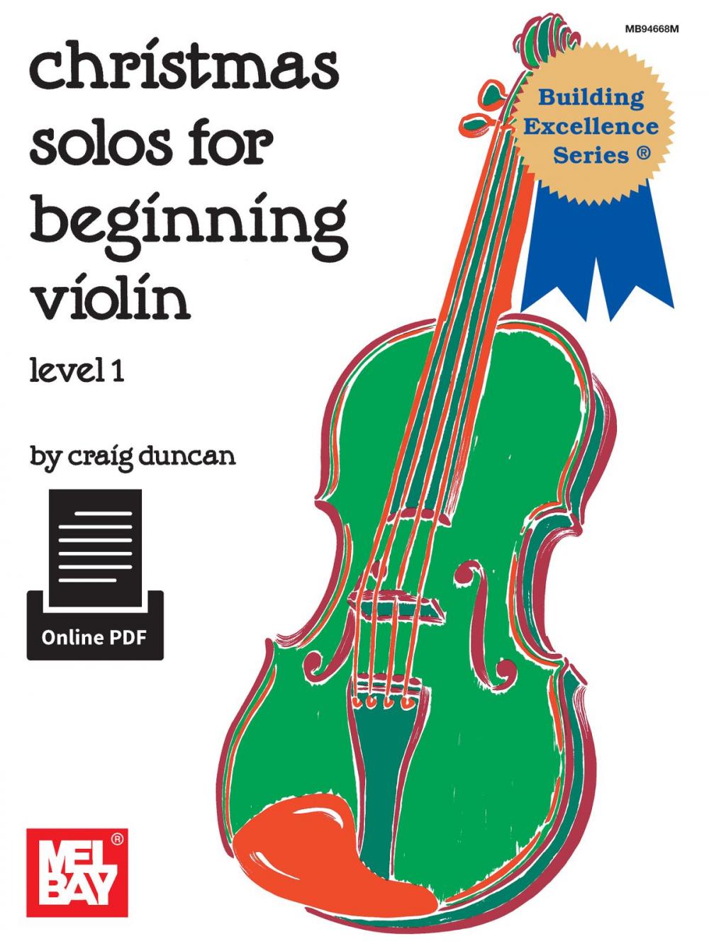 Big bigCover of Christmas Solos for Beginning Violin