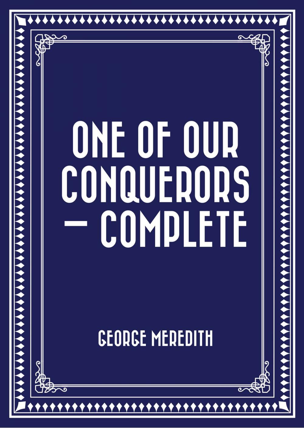 Big bigCover of One of Our Conquerors — Complete