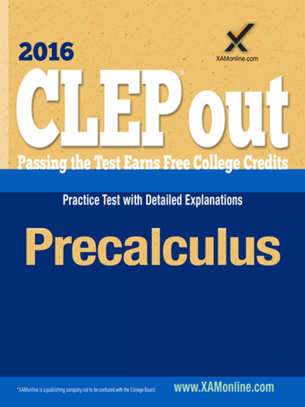 Big bigCover of CLEP Precalculus