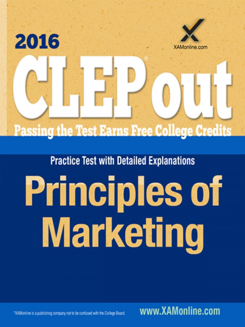 Big bigCover of CLEP Principles of Marketing