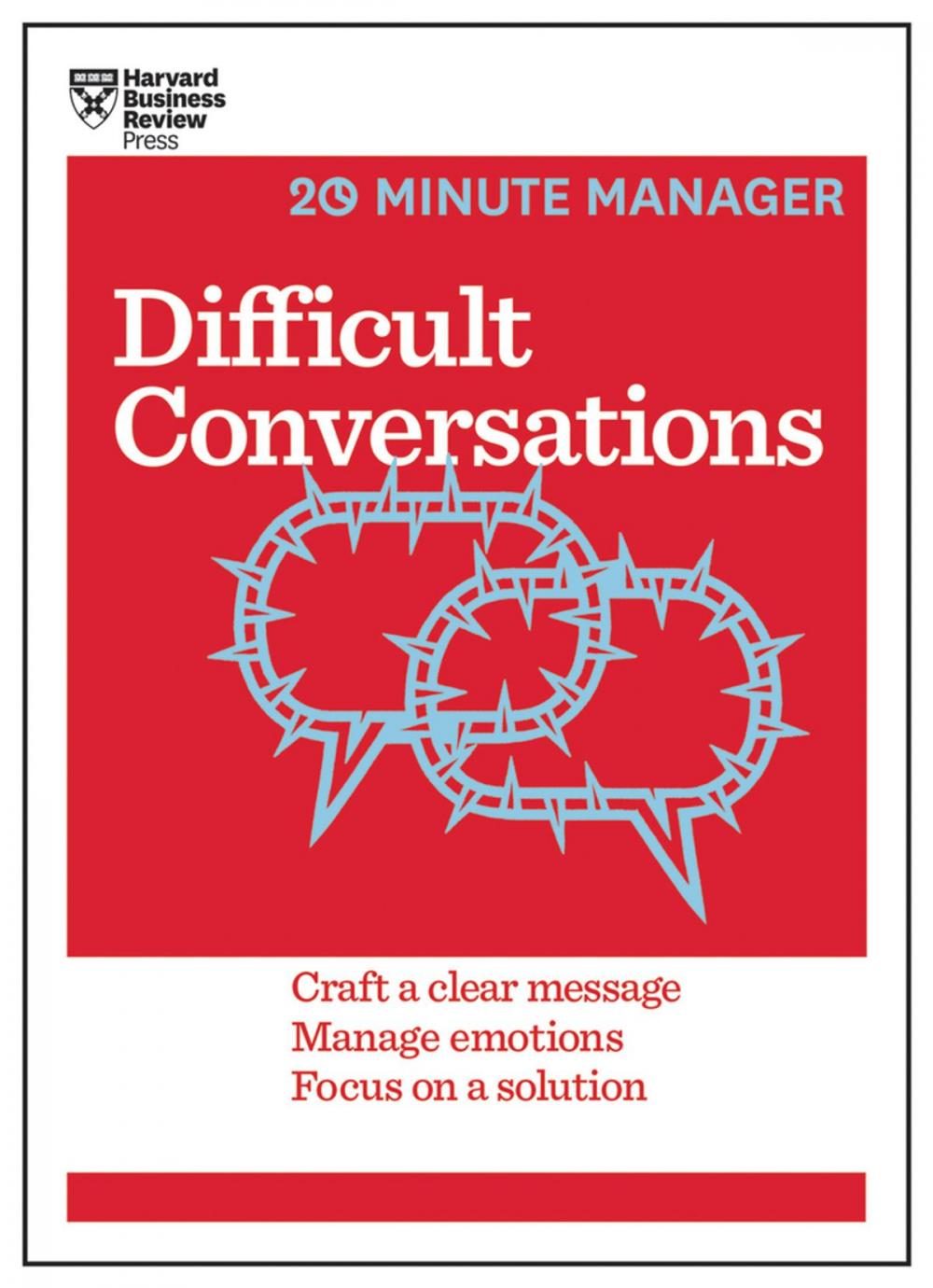 Big bigCover of Difficult Conversations (HBR 20-Minute Manager Series)