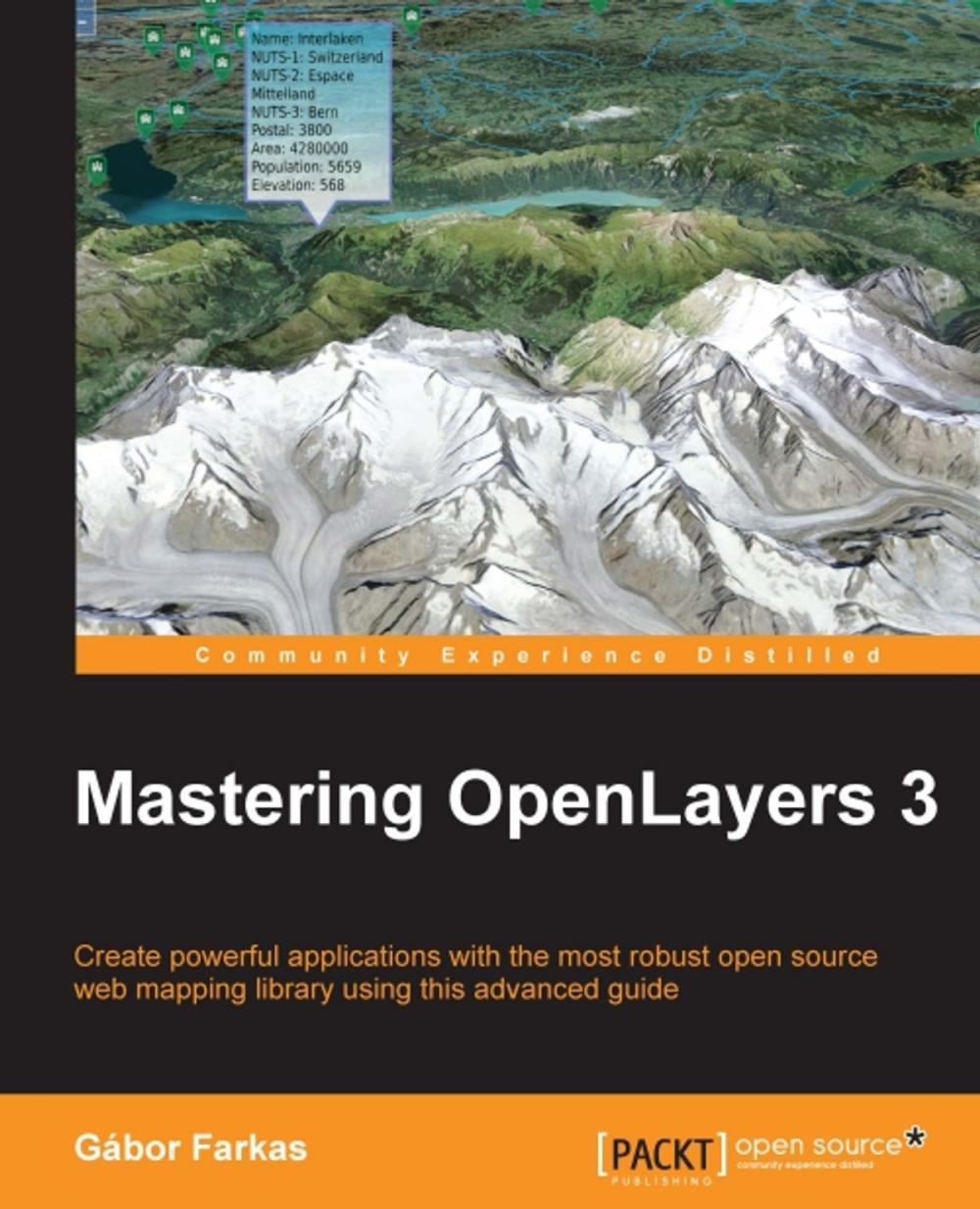 Big bigCover of Mastering OpenLayers 3