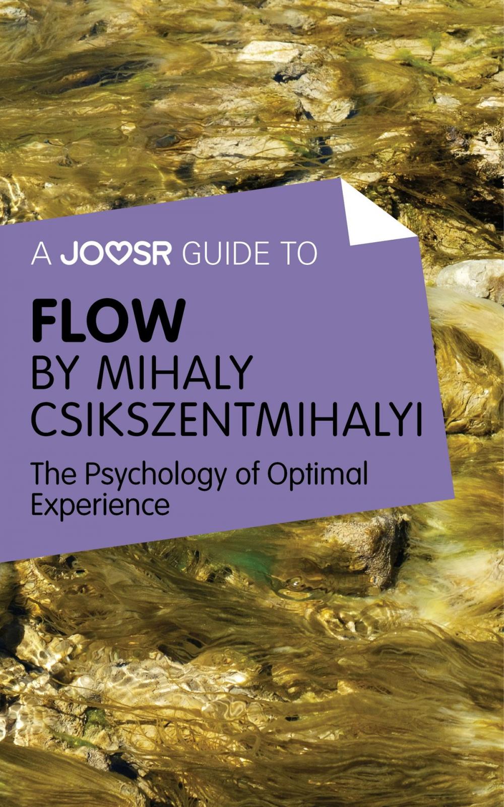 Big bigCover of A Joosr Guide to… Flow by Mihaly Csikszentmihalyi: The Psychology of Optimal Experience