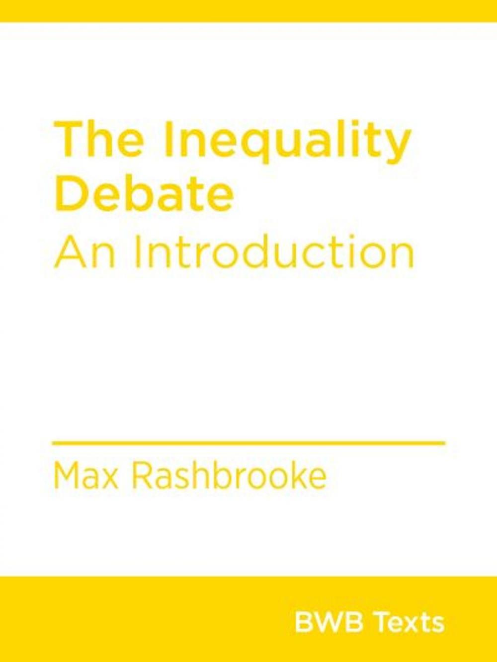 Big bigCover of The Inequality Debate