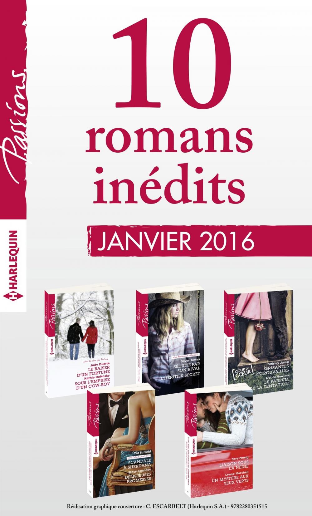 Big bigCover of 10 romans inédits de la collection Passions (n° 575 à 579 - janvier 2016)