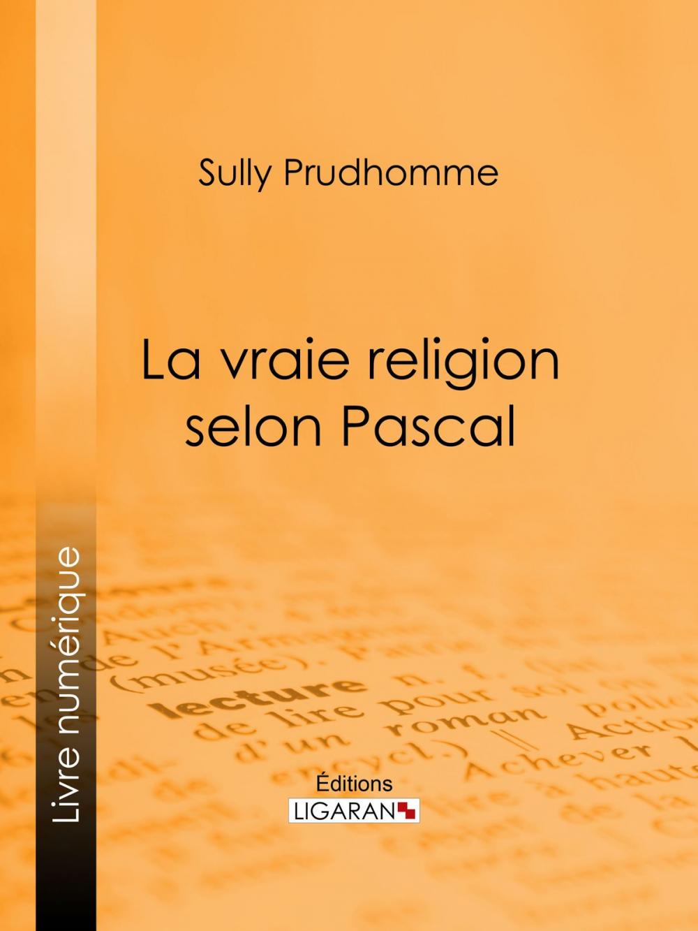 Big bigCover of La vraie religion selon Pascal