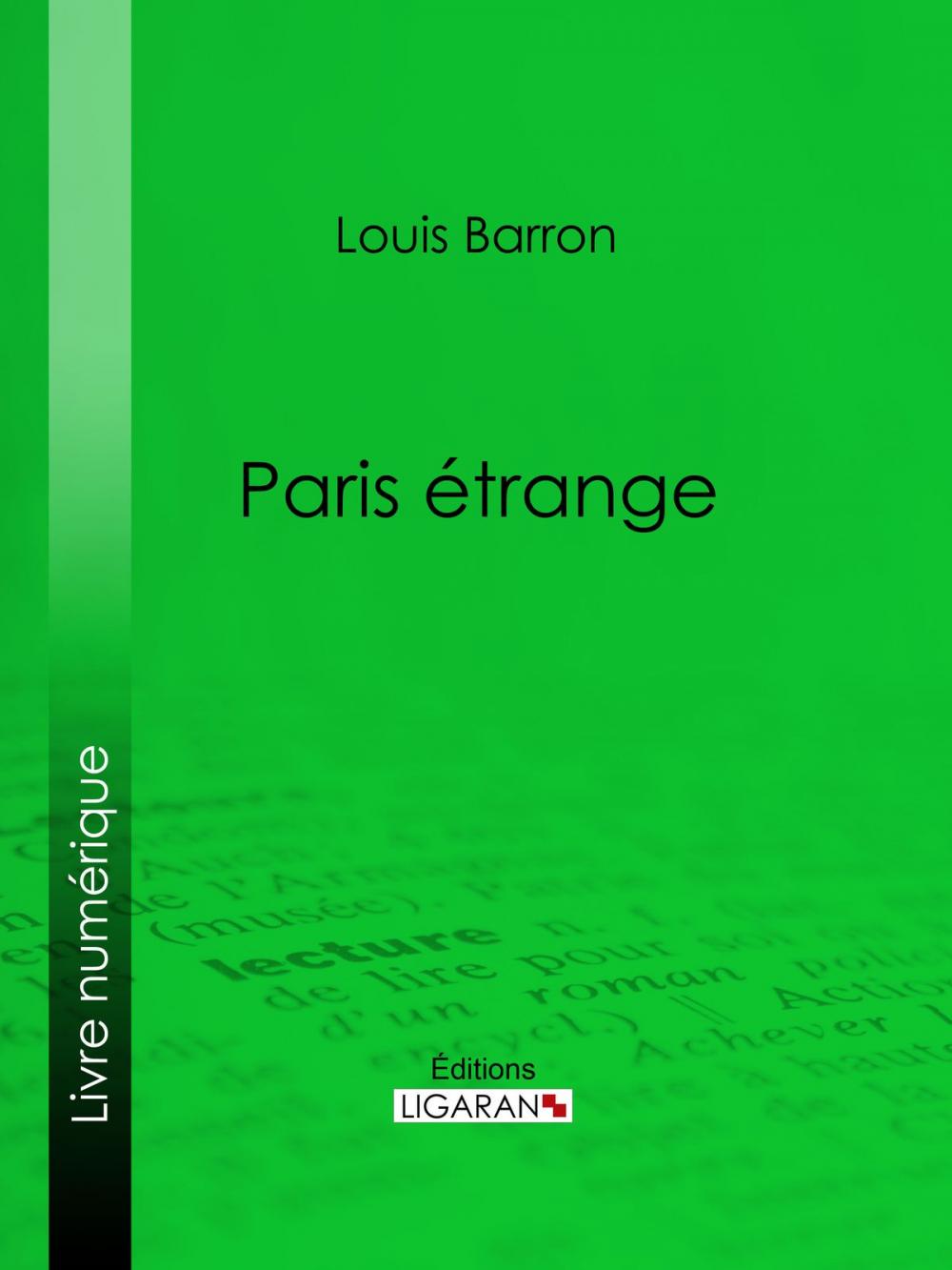 Big bigCover of Paris étrange