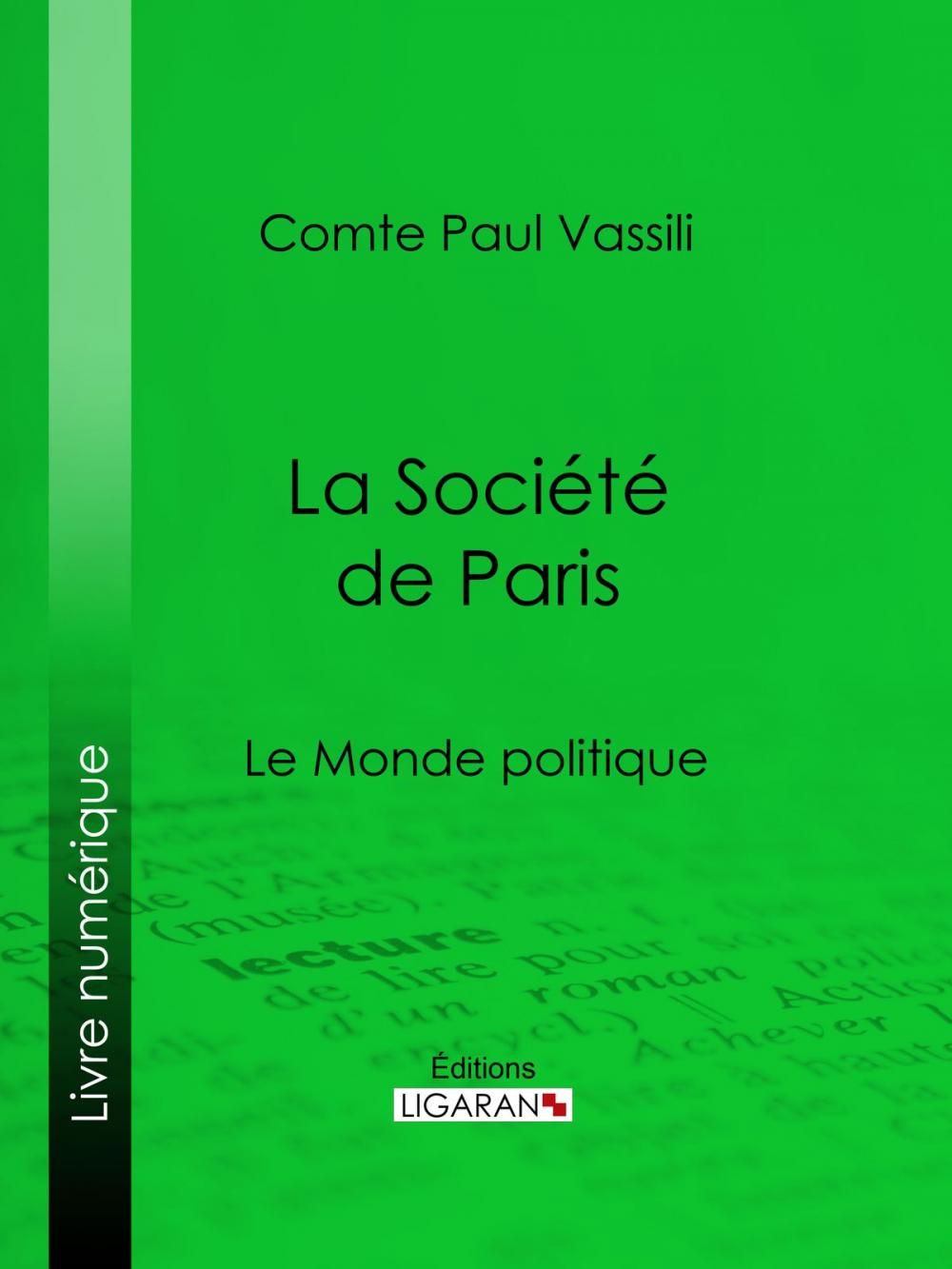 Big bigCover of La Société de Paris