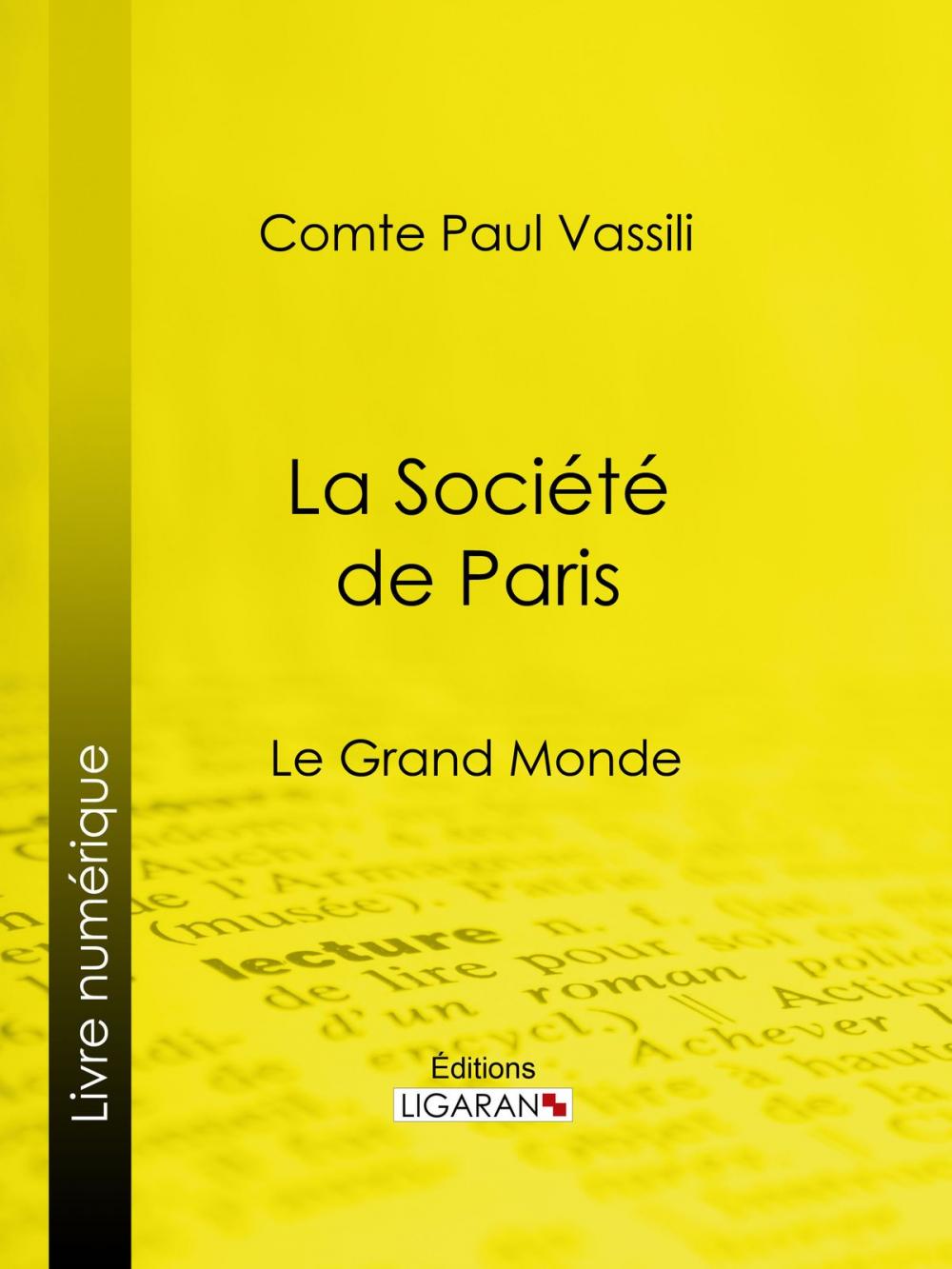 Big bigCover of La Société de Paris