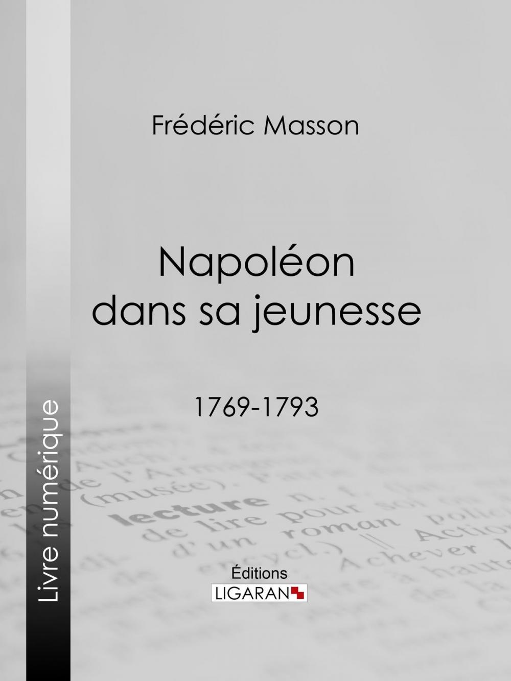 Big bigCover of Napoléon dans sa jeunesse