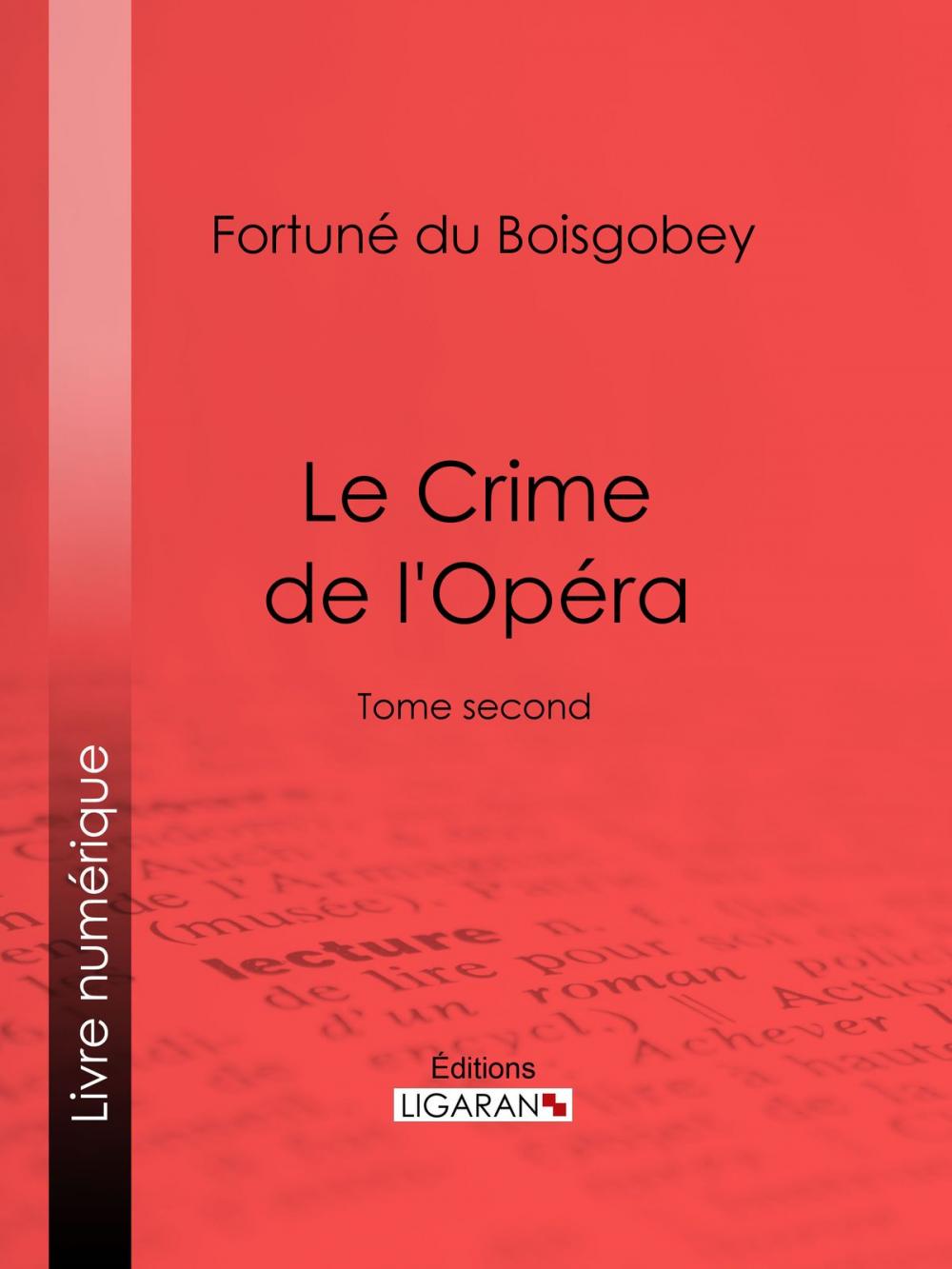 Big bigCover of Le Crime de l'Opéra