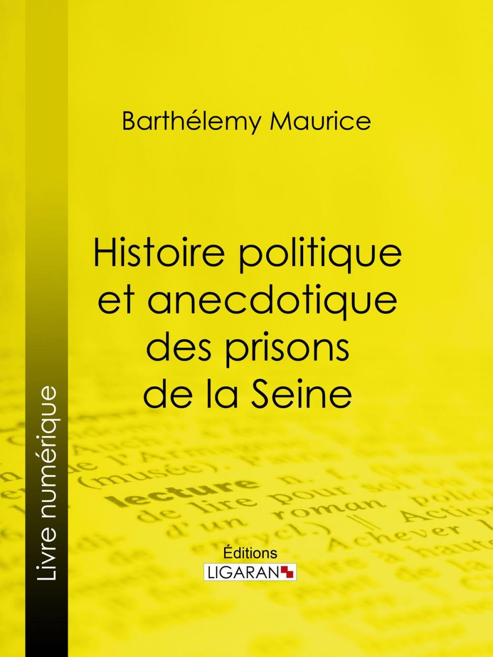 Big bigCover of Histoire politique et anecdotique des prisons de la Seine