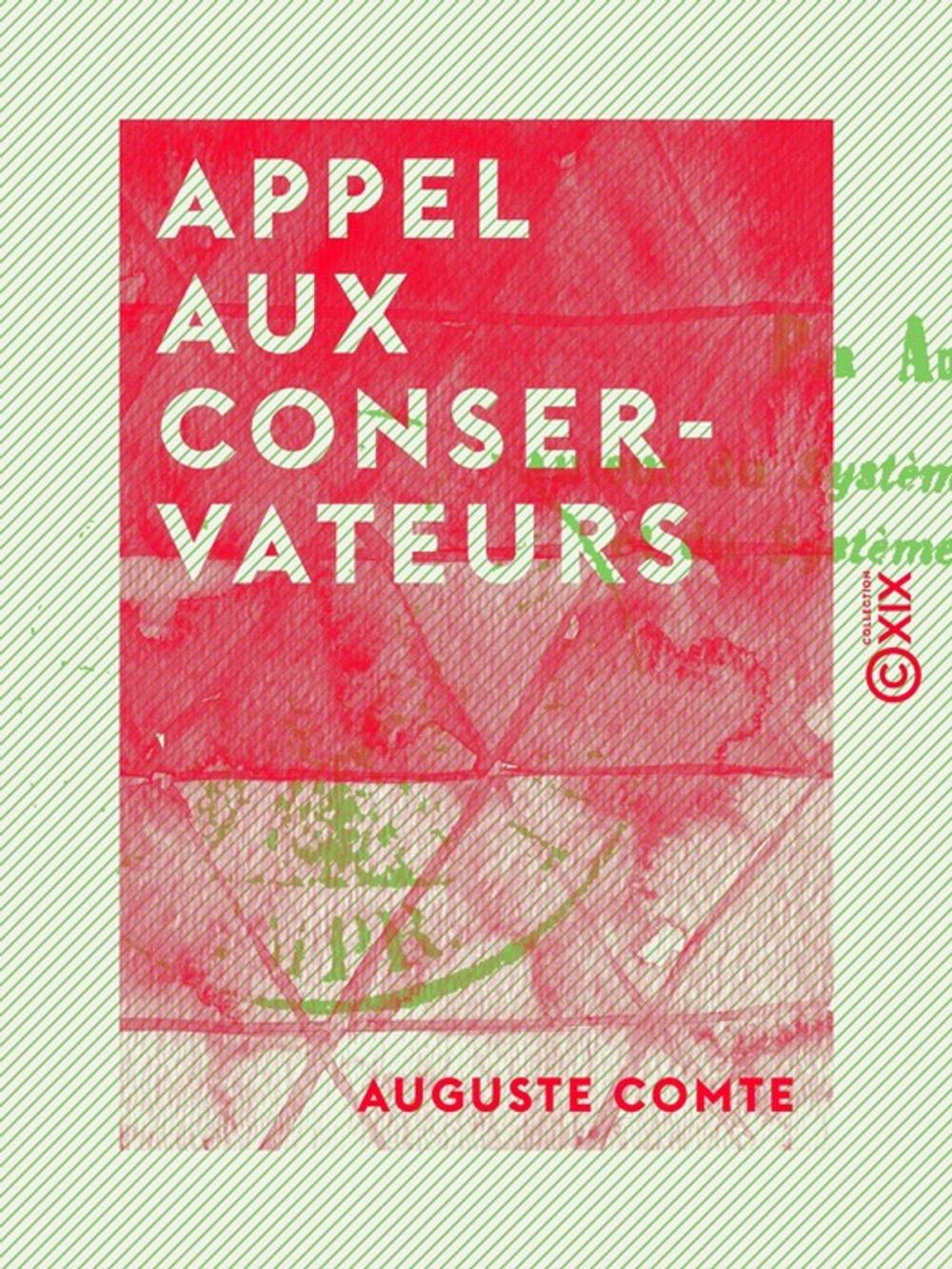 Big bigCover of Appel aux conservateurs