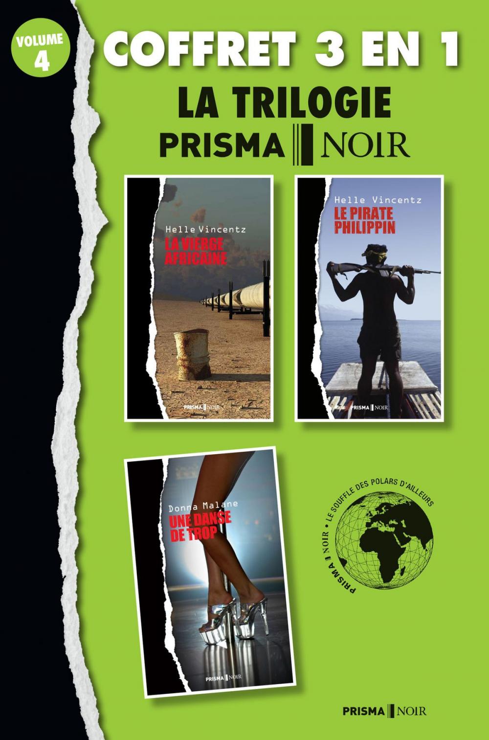 Big bigCover of Coffret Prisma Noir 4 : La vierge africaine , Le pirate philippin , Une danse de trop