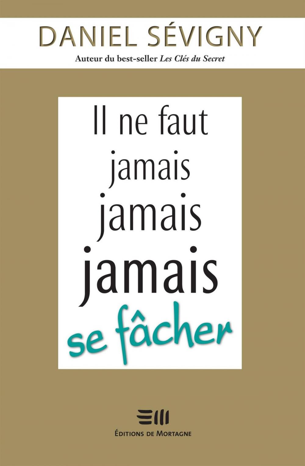 Big bigCover of Il ne faut jamais jamais jamais se fâcher