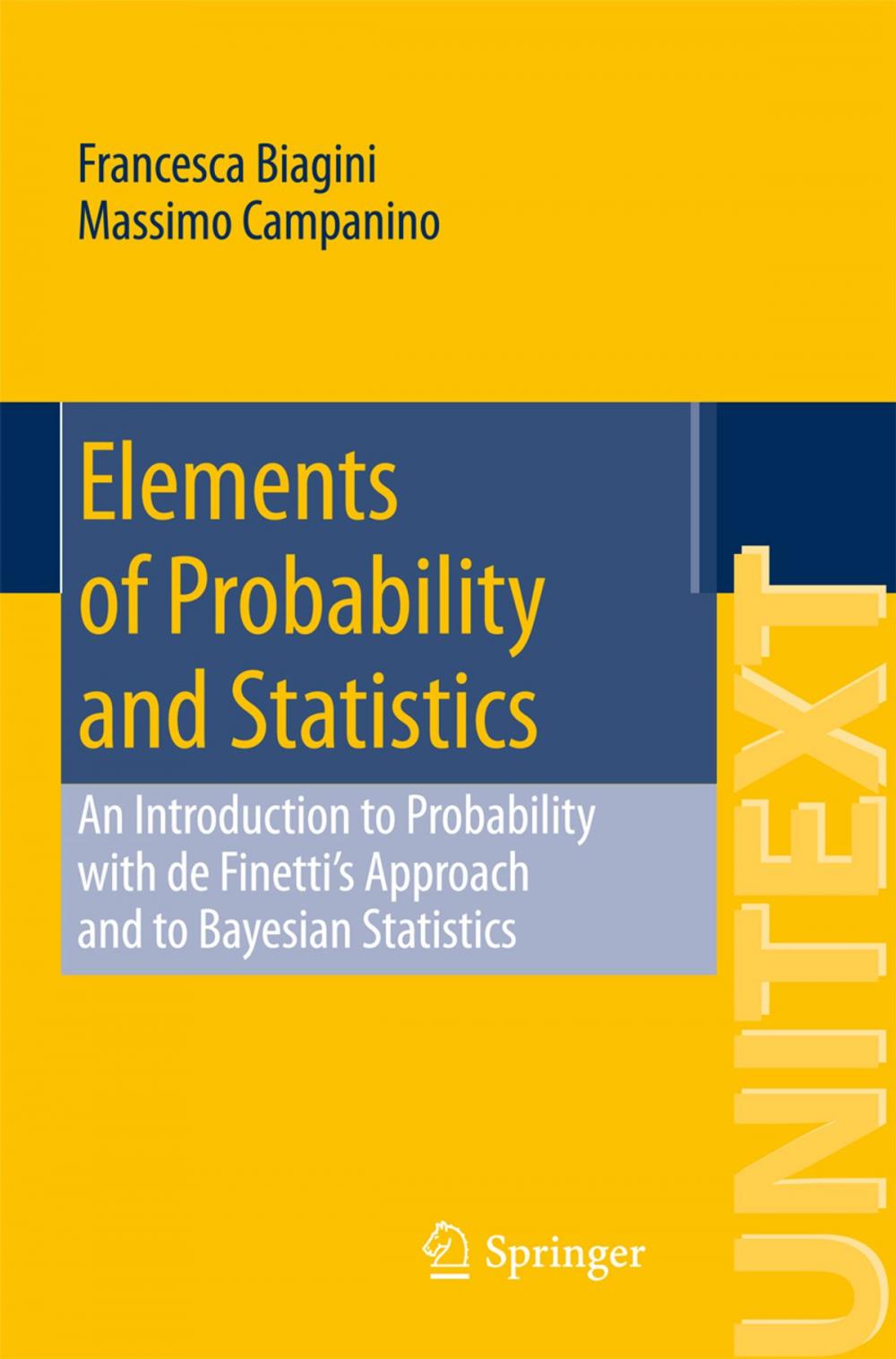 Big bigCover of Elements of Probability and Statistics