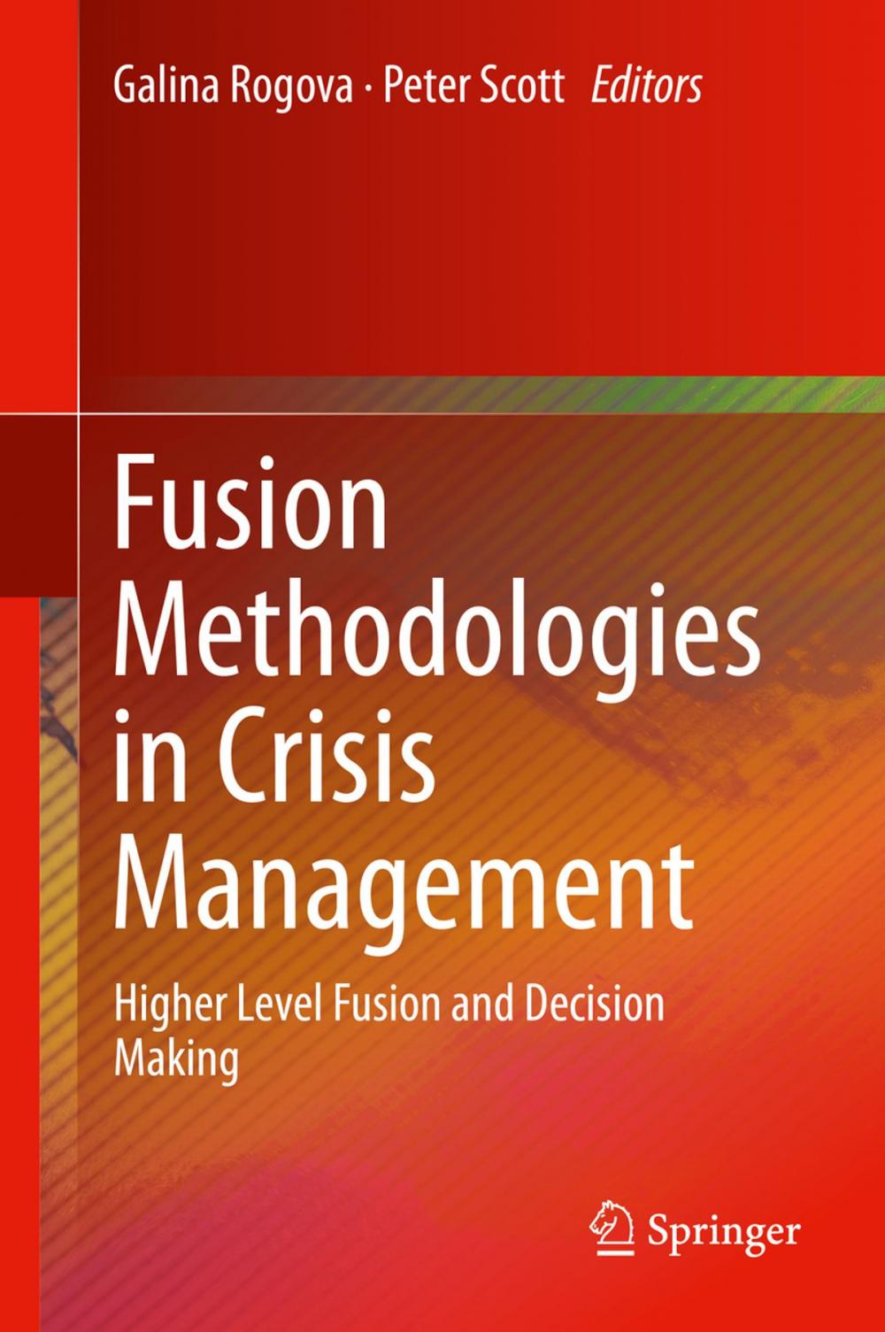 Big bigCover of Fusion Methodologies in Crisis Management