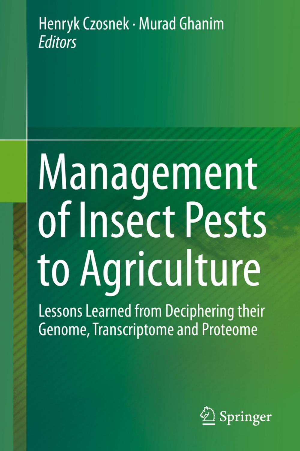 Big bigCover of Management of Insect Pests to Agriculture