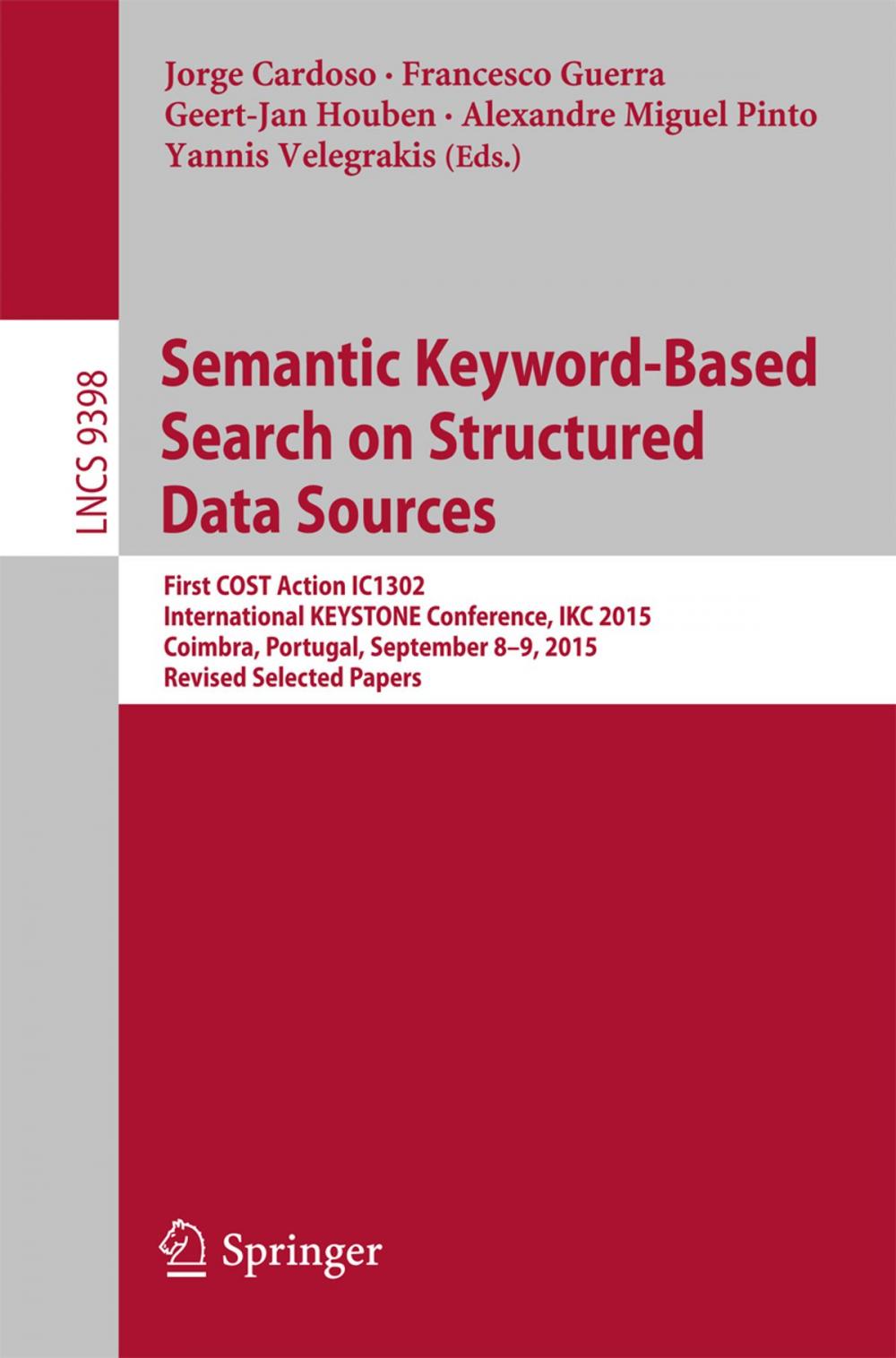 Big bigCover of Semantic Keyword-based Search on Structured Data Sources