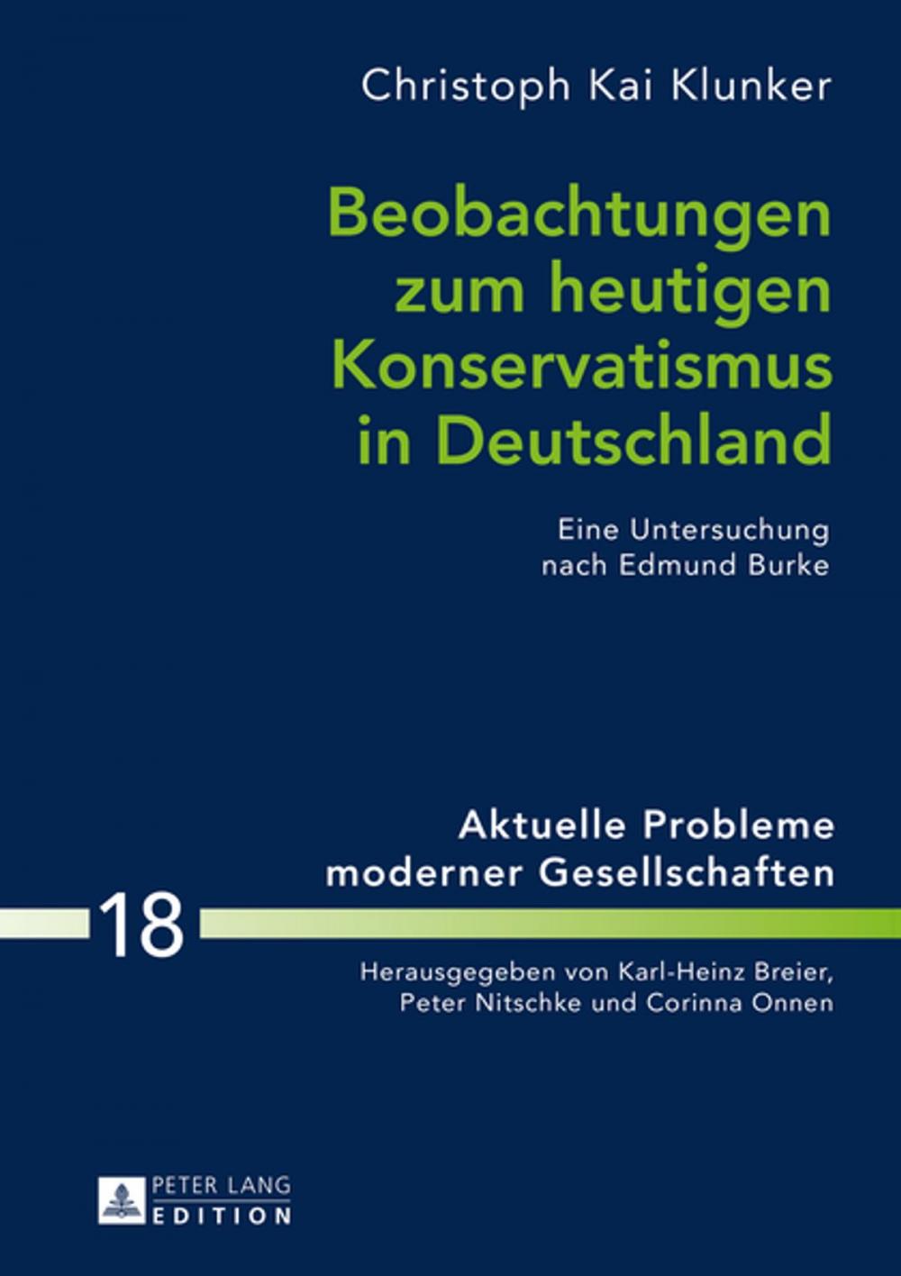 Big bigCover of Beobachtungen zum heutigen Konservatismus in Deutschland