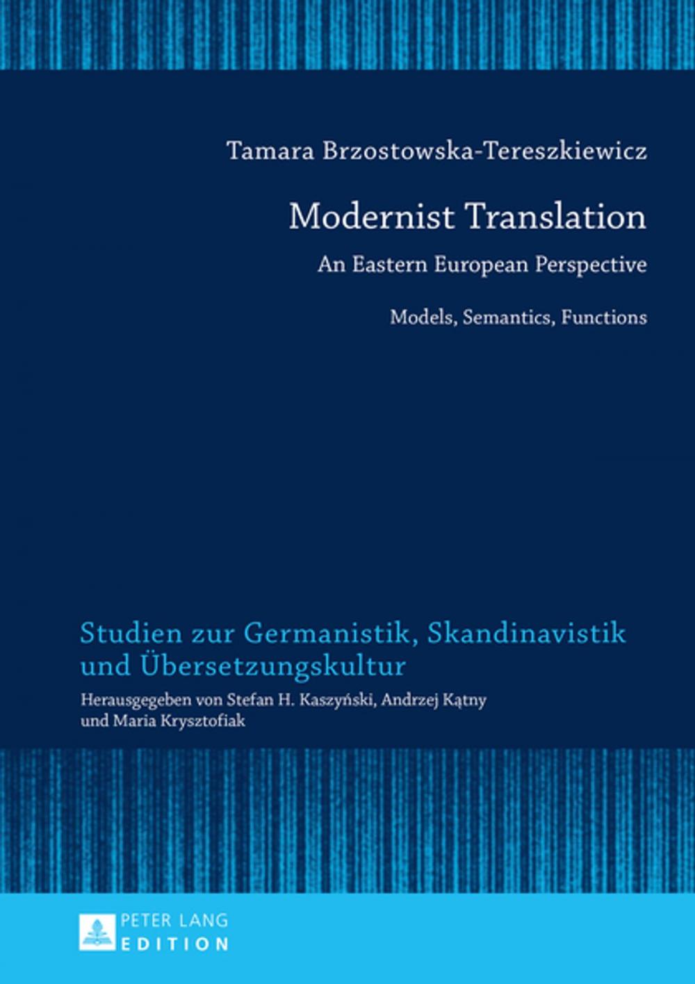 Big bigCover of Modernist Translation