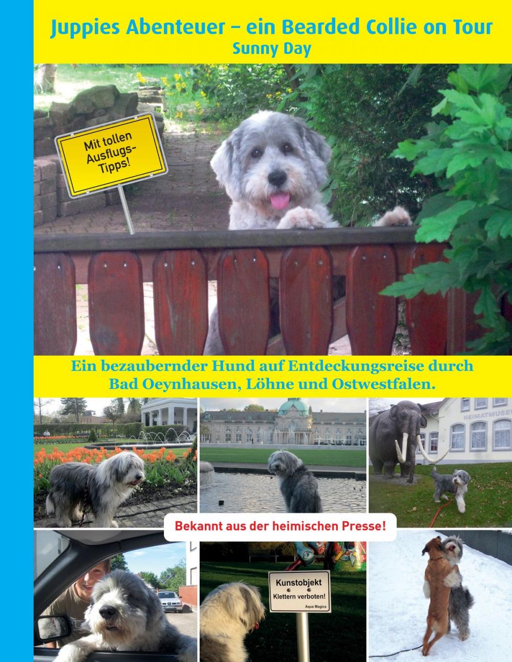 Big bigCover of Juppies Abenteuer - ein Bearded Collie on Tour