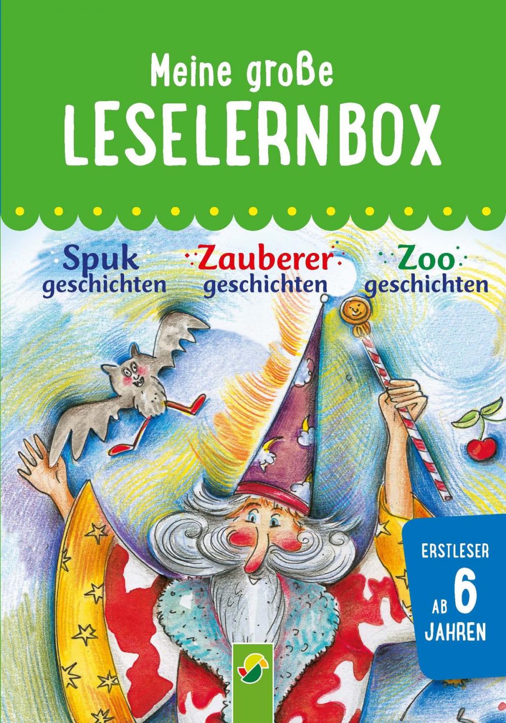 Big bigCover of Meine große Leselernbox: Spukgeschichten, Zauberergeschichten, Zoogeschichten