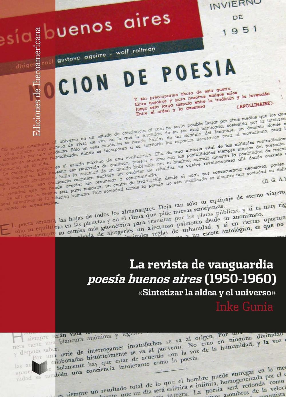 Big bigCover of La revista de vanguardia "poesía buenos aires" (1950-1960)