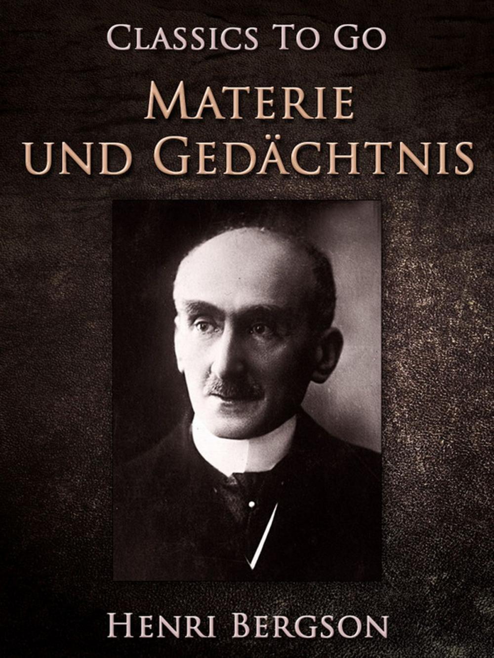 Big bigCover of Materie und Gedächtnis